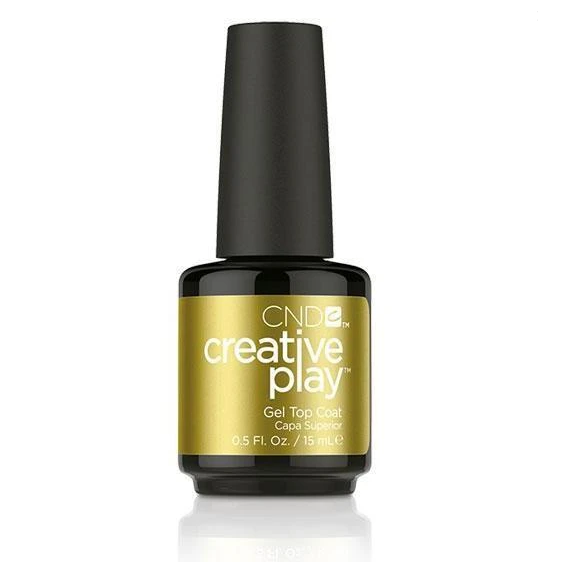 CND High - Gloss Creative Play Gel Nail Top Coat for Sealing and Protecting