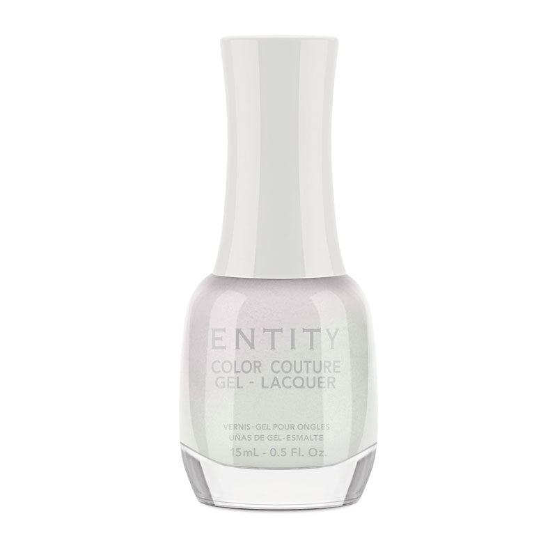 Entity Lacquer 15 Ml | 0.5 Fl. Oz. #706 Iridescent Graphic Girlish White Nail Polish