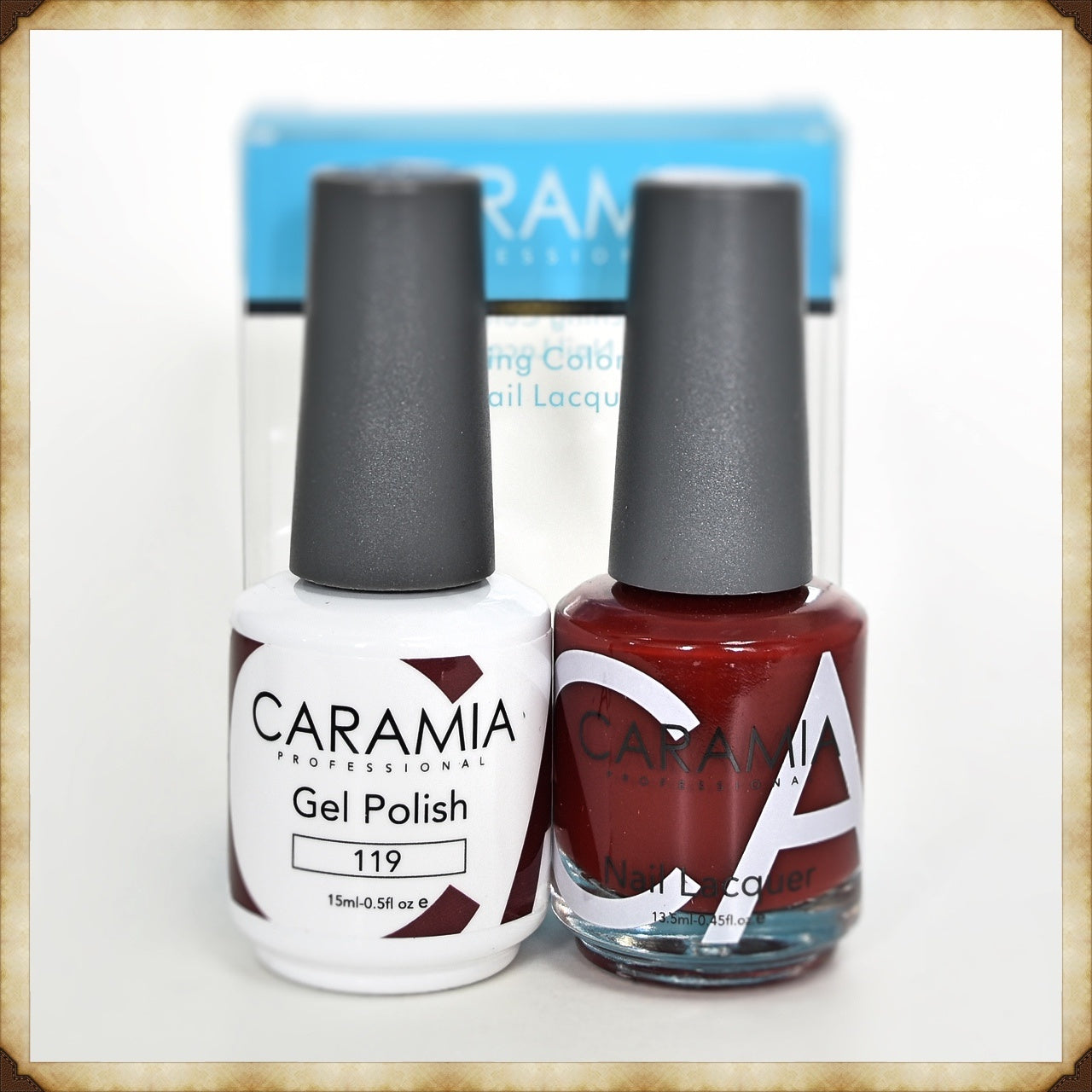 Caramia Dual - Purpose Gel Nail Polish and Lacquer Set, Number 119