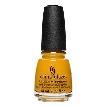 China Glaze Branded Nail Polish - Mustard The Courage Color, 0.5 Ounce Bottle, Product Code #84296