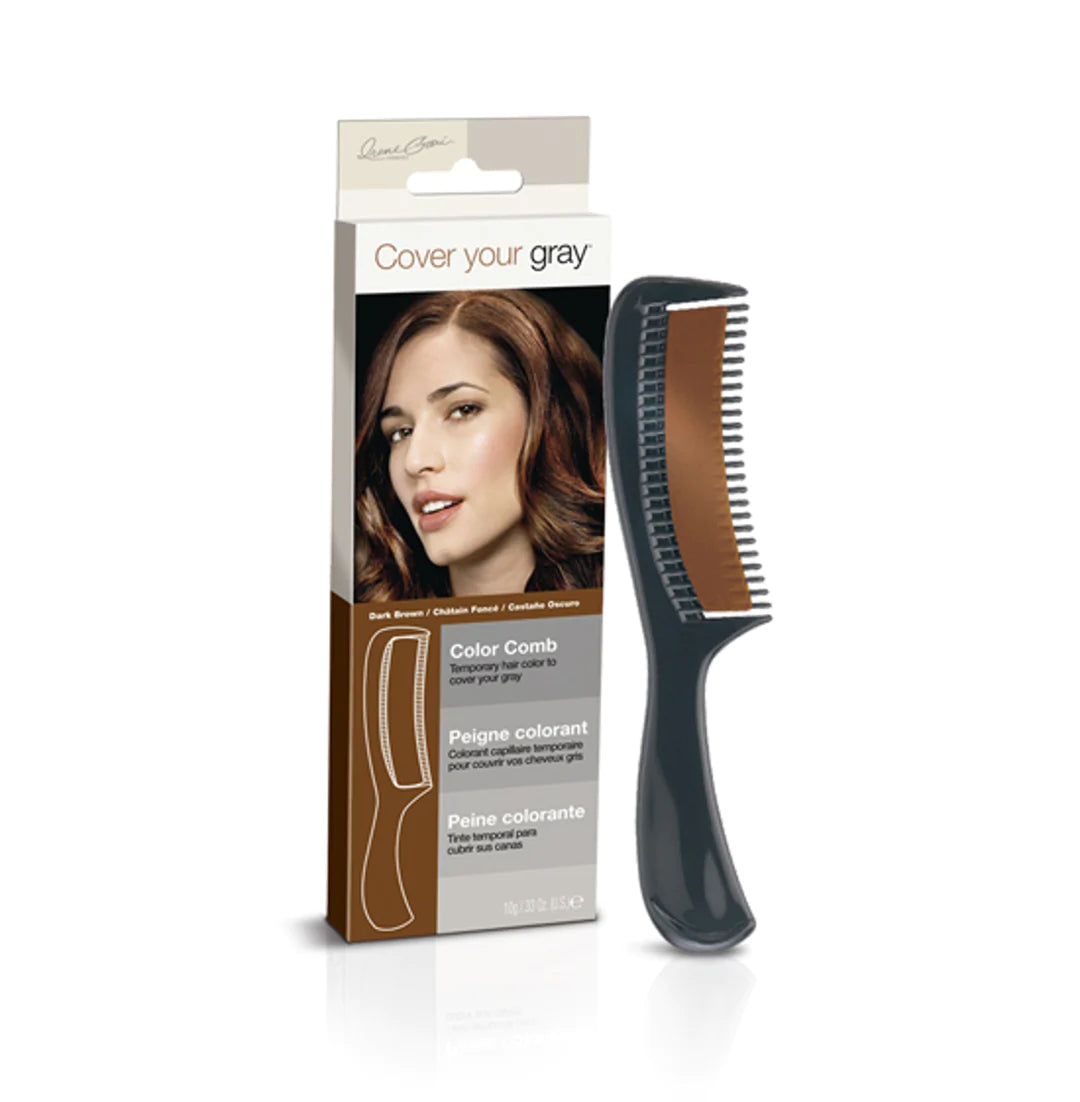 Temporary Gray - Covering Color Comb for Quick Hair Touch - Ups