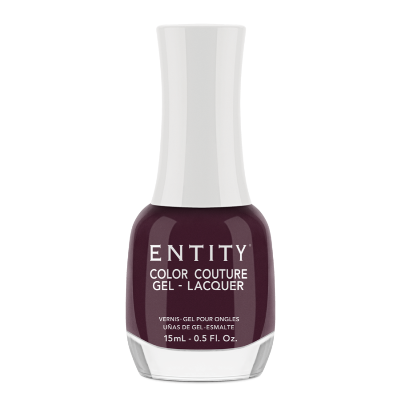 Entity Nail Lacquer - 'She Wears The Pants' Dark Burgundy Creme, 15 Milliliters | 0.5 Fluid Ounces #632