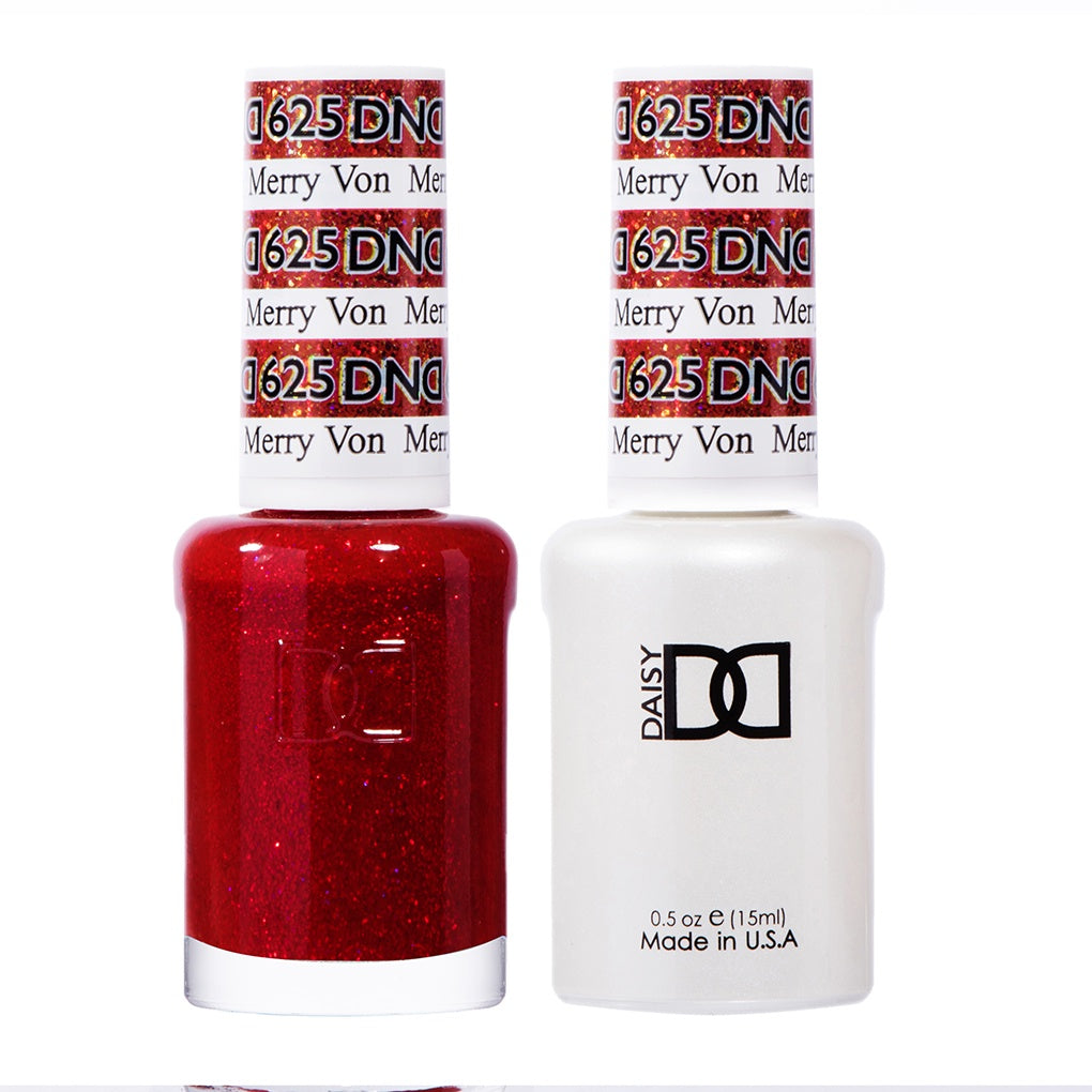 DND Merry Von #625 Duo Gel Polish and Matching Lacquer Set