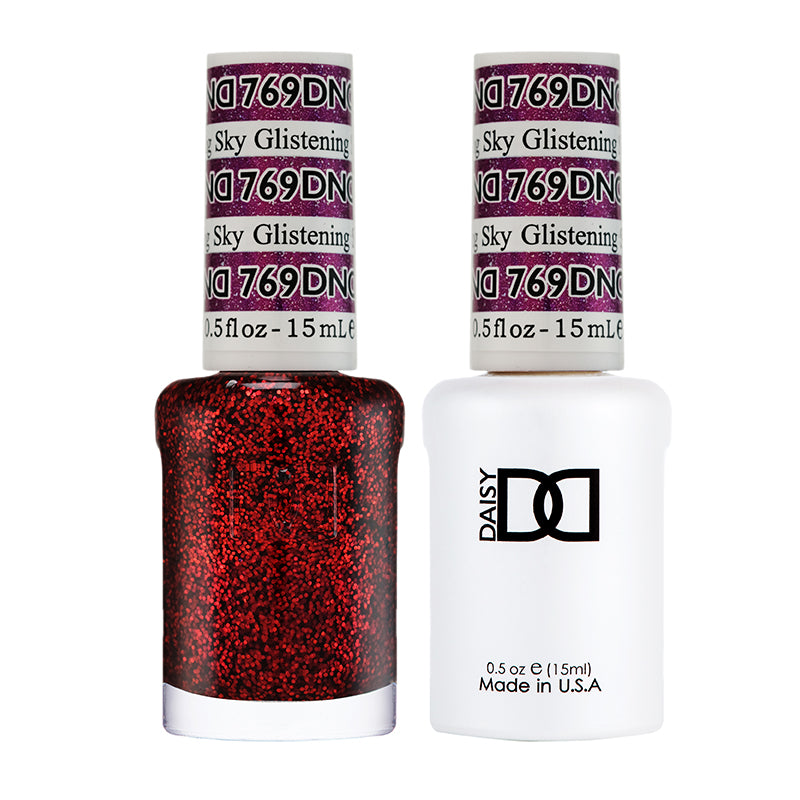 DND Duo Gel & Lacquer #769 - Glistening Sky Shimmer
