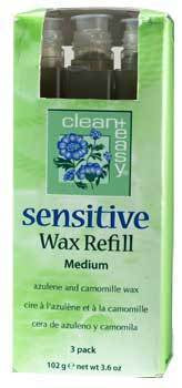 3-Pack Clean & Easy Wax Refill for Medium Sensitive Skin #41232