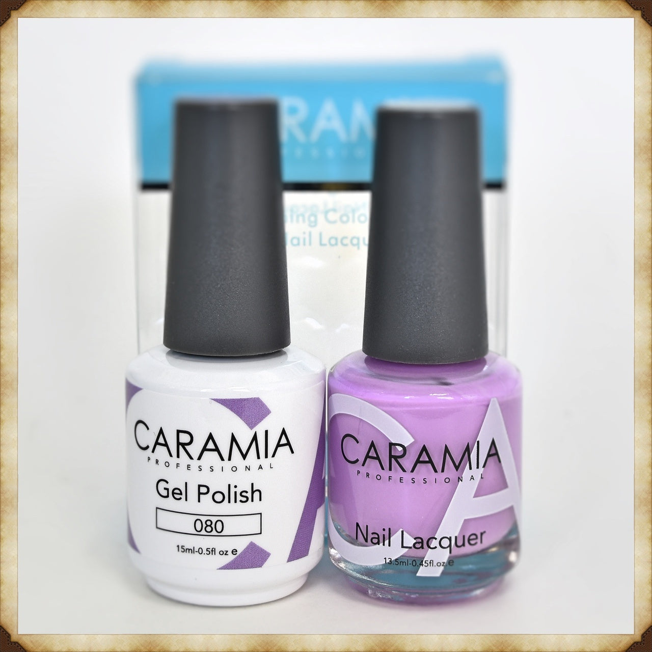 Caramia 080 Dual - Function Gel and Lacquer Set