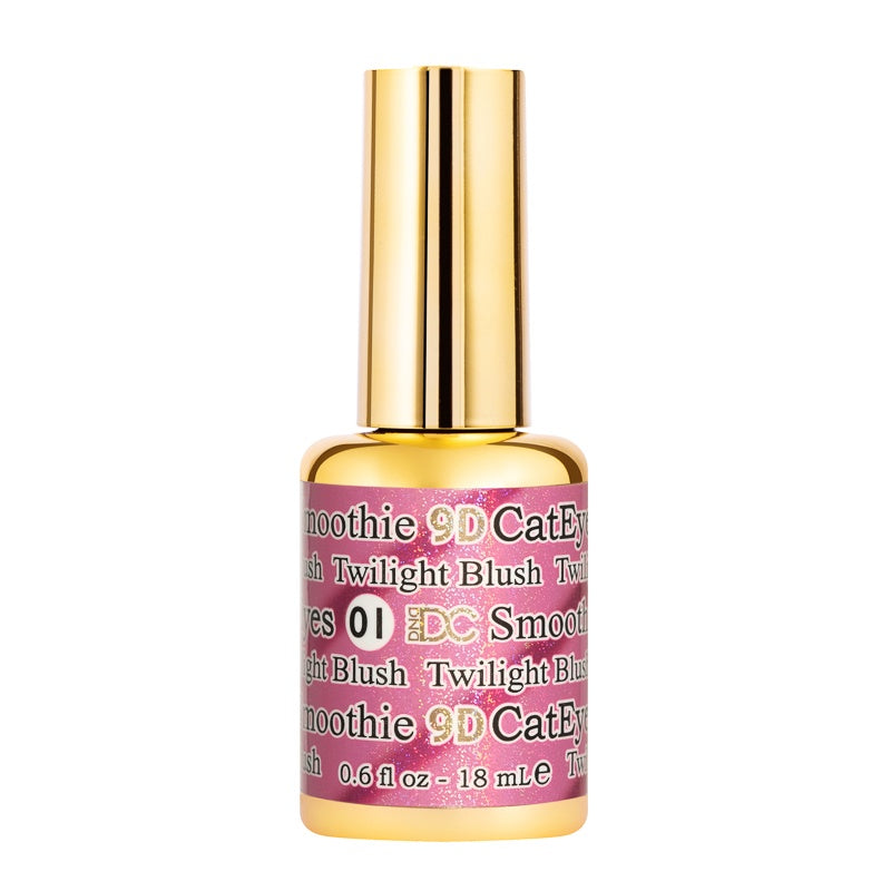 DC dnd 9D Cat Eye Gel Polish Smoothie, Shade #01 Twilight Blush, 0.5 Ounce