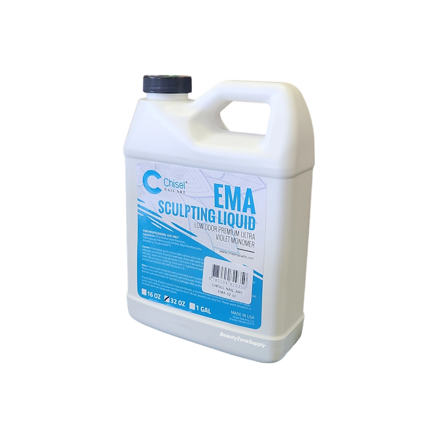 32 oz Chisel EMA Sculpting Violet Monomer Liquid - USA Made