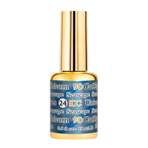 DC DND 9D Cat Eye Unicorn Gel Polish #24 - Seascape, 0.5 Ounce