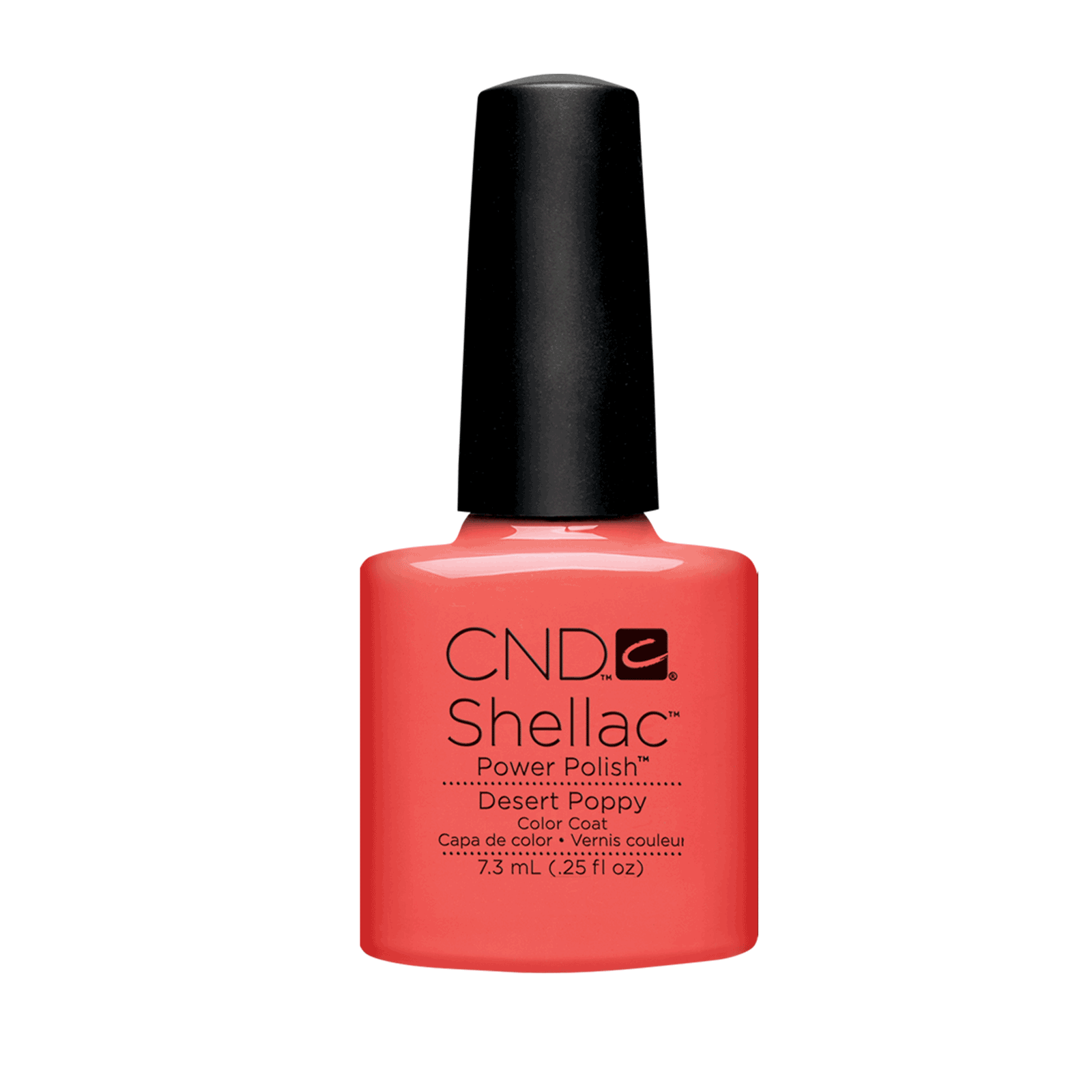 CND Shellac Gel Nail Polish - Desert Poppy, 0.25 Fluid Ounce