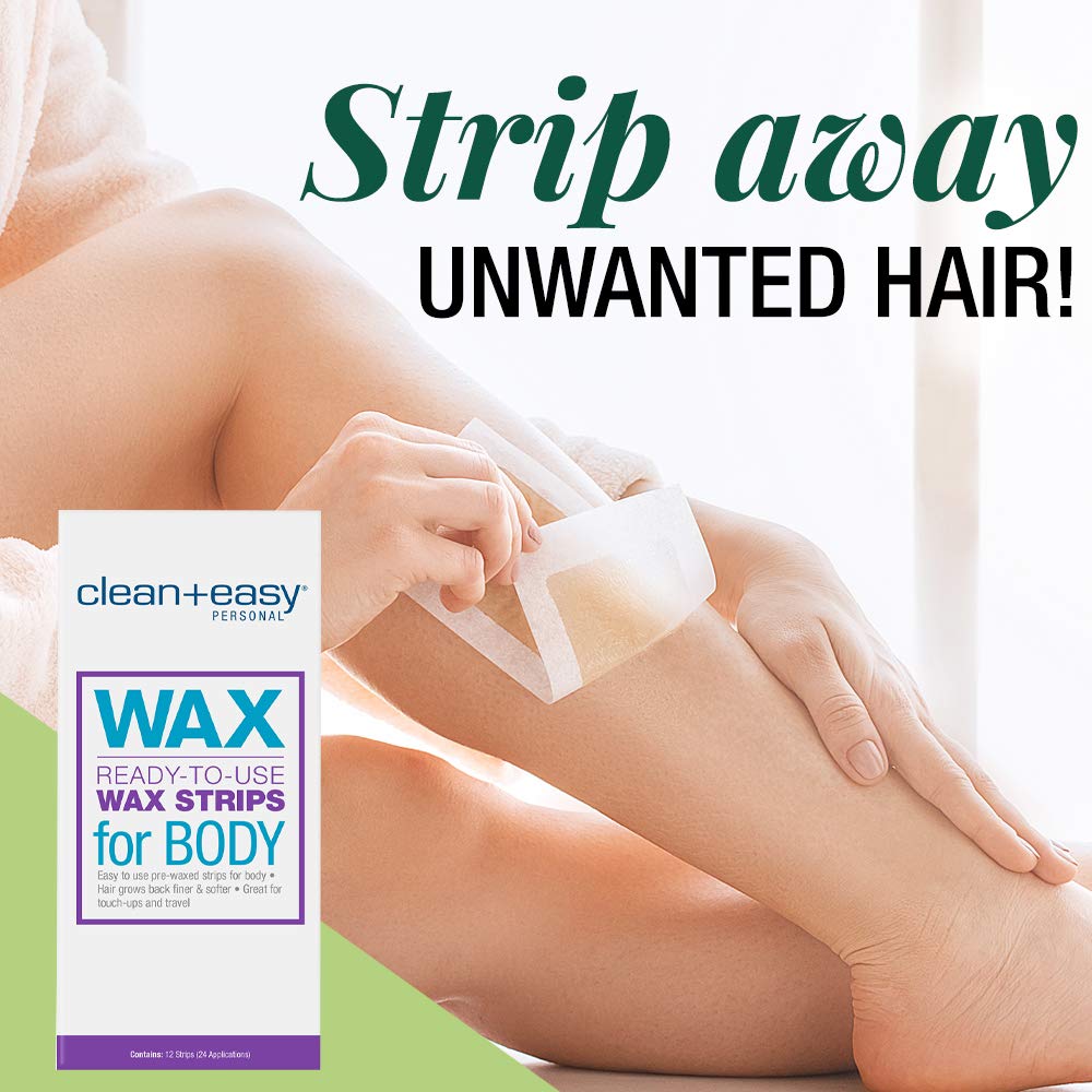 Convenient 12 - Piece Clean & Easy Body Strip Wax #45016