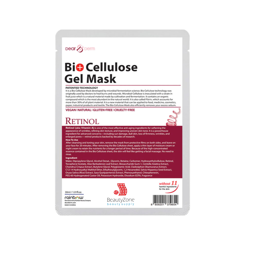 Dearderm Retinol Bio Cellulose Gel Mask - 30ml / 1.01 fl oz