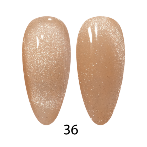 DC DND 9D Creamy Cat Eye Gel Nail Polish - Espresso Silk Shade, 0.5 Ounce