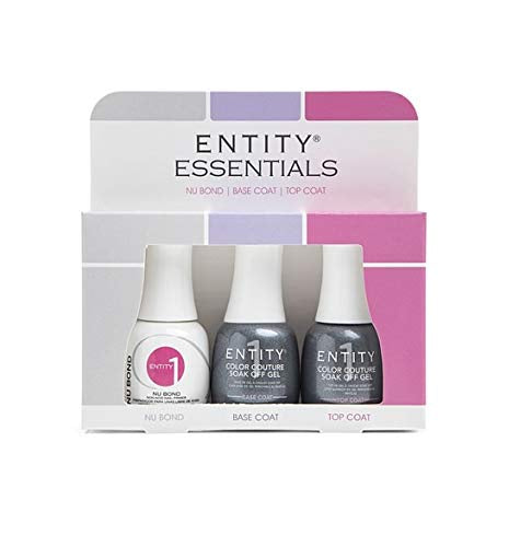 Entity Beauty Essential Nail Care Trio Pack - NuBond, Base Coat, and Top Coat #5101808