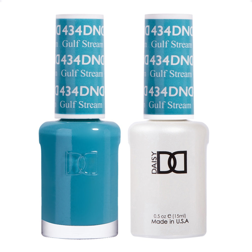 DND Duo Gel Polish and Matching Lacquer - Gulf Stream Shade #434