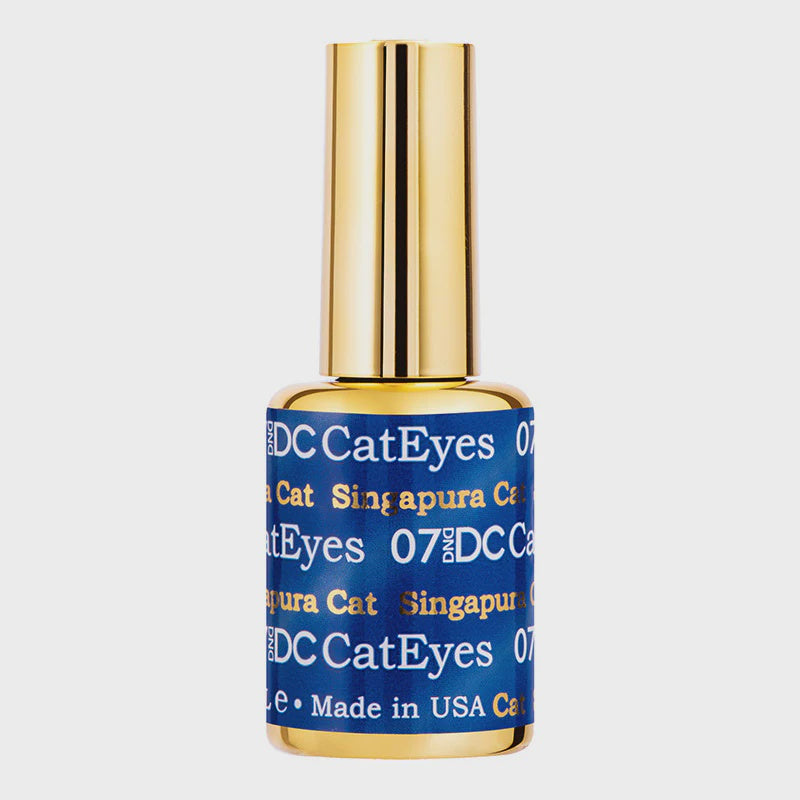 DC dnd Cate Eyes Gel Polish #07 - Singapura Cat, 0.6 fl oz for Quick Curing