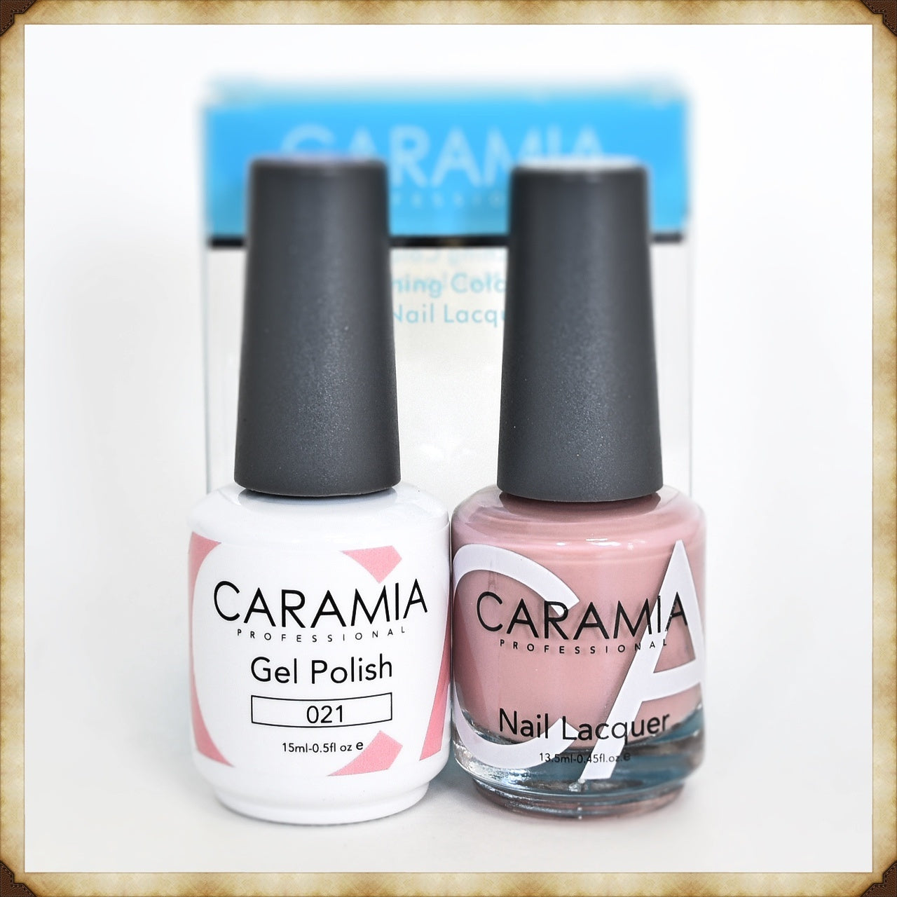 Caramia Dual - Function Gel and Lacquer Set 021 for Automotive Painting