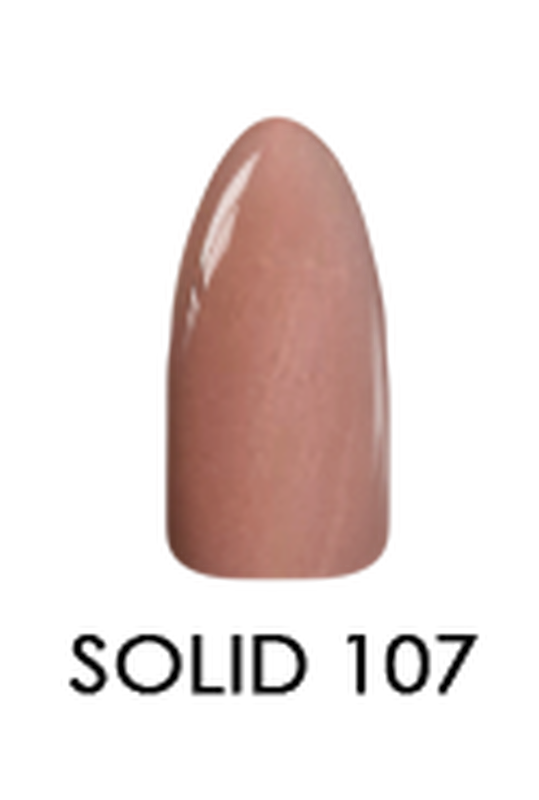 2 - ounce Chisel Solid Acrylic and Dipping Powder, Shade 107 for Stunning Nail Art
