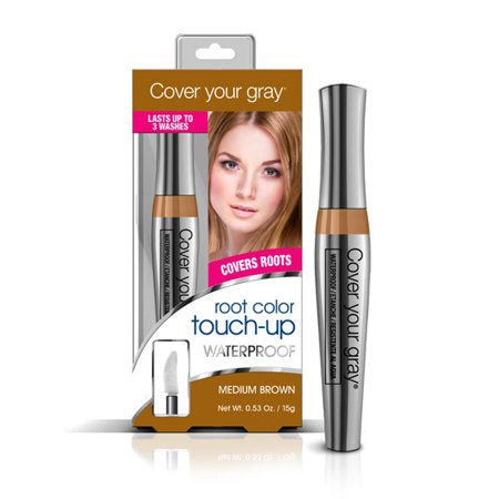 0.53 oz Waterproof Root Touch - up for Covering Gray Hair