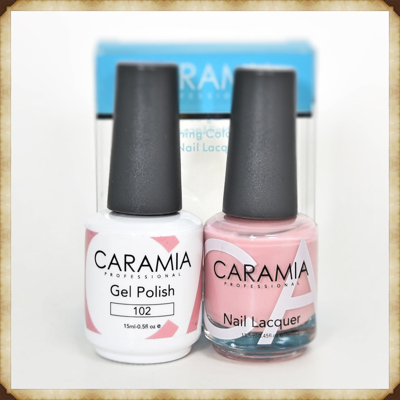 Caramia Duo Gel Polish and Lacquer Set 102 for Nails
