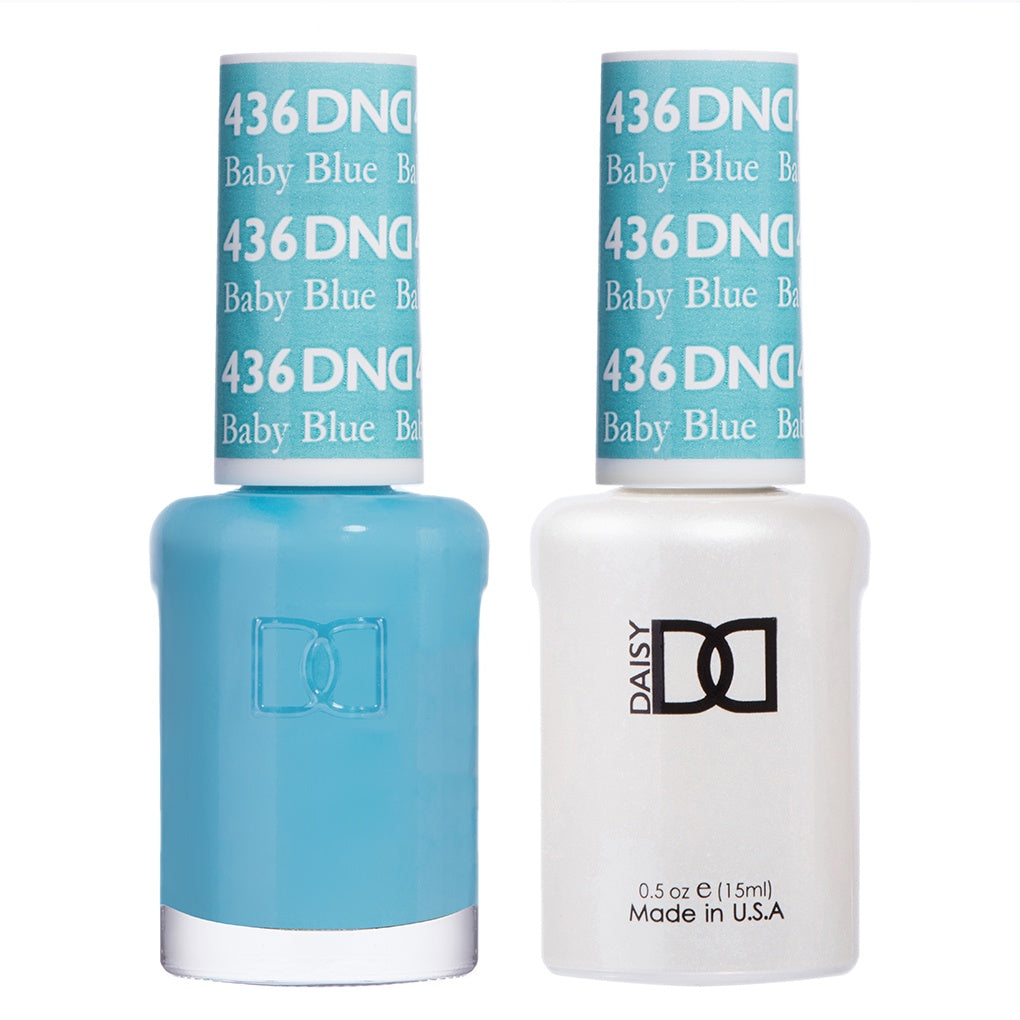 DND Duo: Stunning Blue De France #437 Gel & Lacquer Set