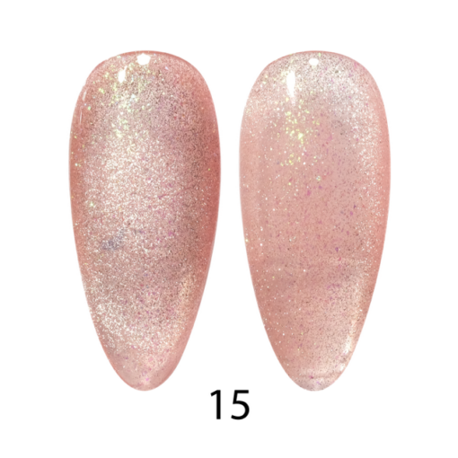 DC DND 9D Cat Eye Unicorn Gel Polish #15 - Conch Shell Style, 0.5 Ounce
