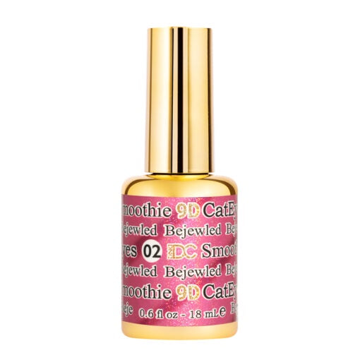 DC DND 9D Bejeweled Cat Eye Smoothie Gel Polish, 0.5 oz