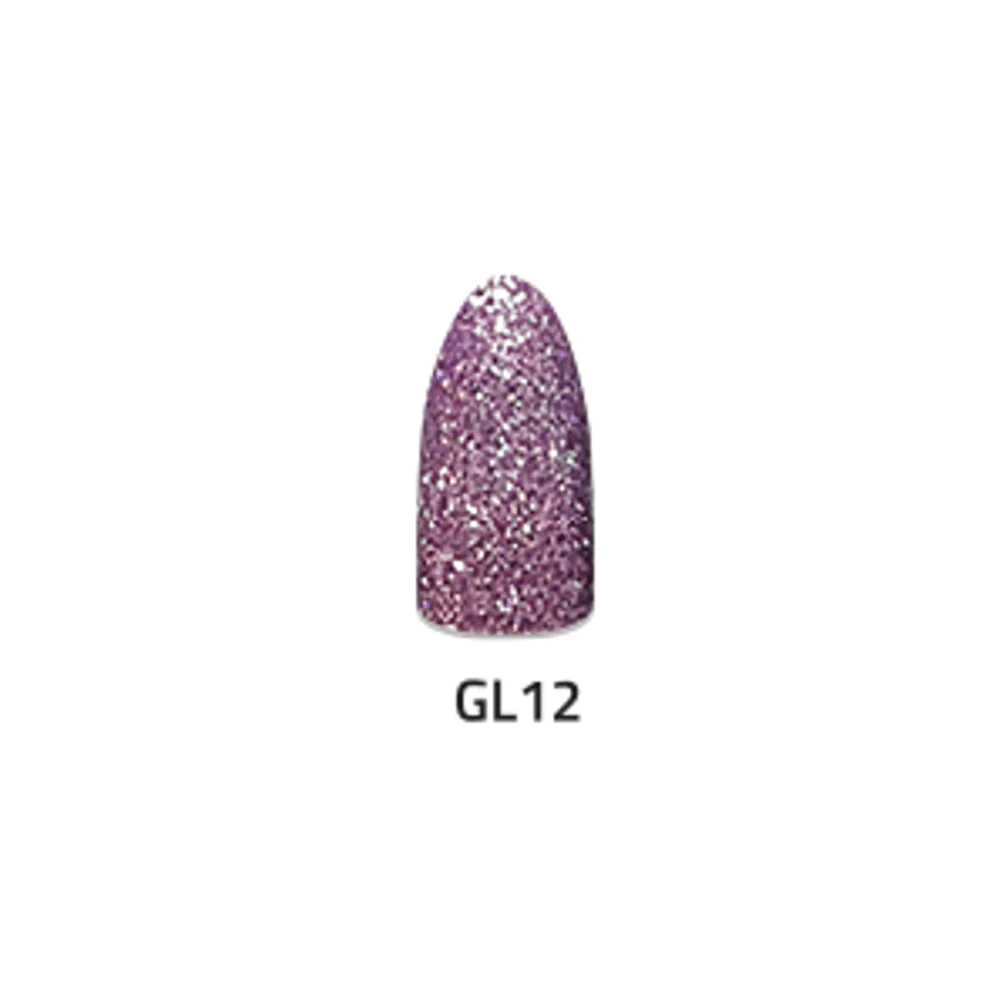 2 oz Chisel Glitter Collection GL12 Acrylic & Dipping Powder Set