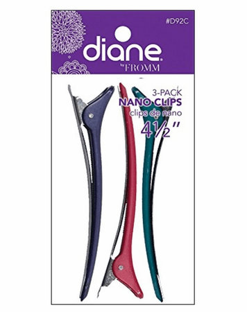 Diane Three - Piece Set of 4.5 - Inch Nano Hair Clips #D92C