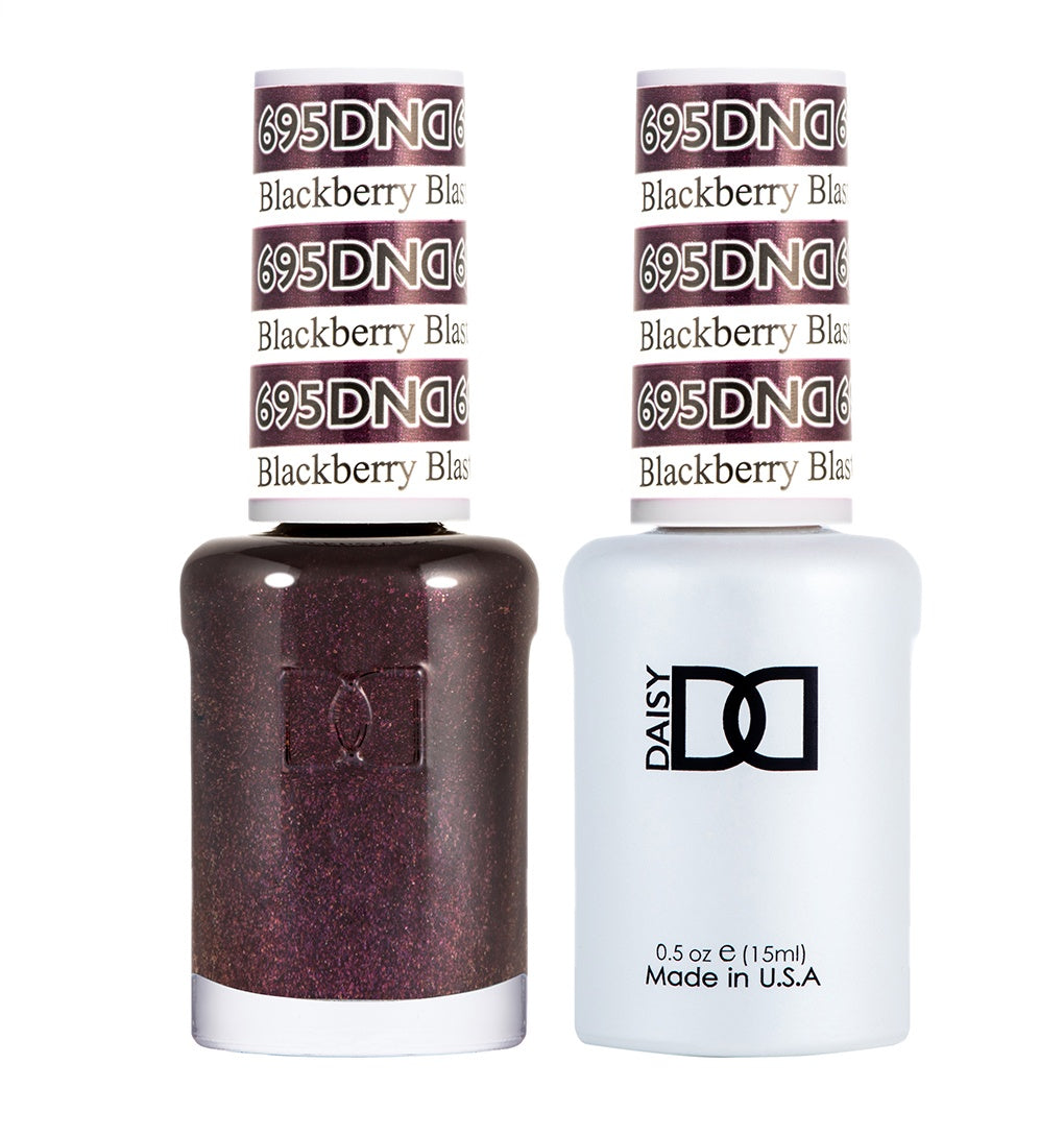 DND Duo Blackberry Blast #695 Gel Polish and Matching Lacquer