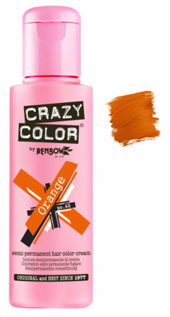 Crazy Color 150ML 5.07 oz Semi - Permanent Orange Hair Dye #060