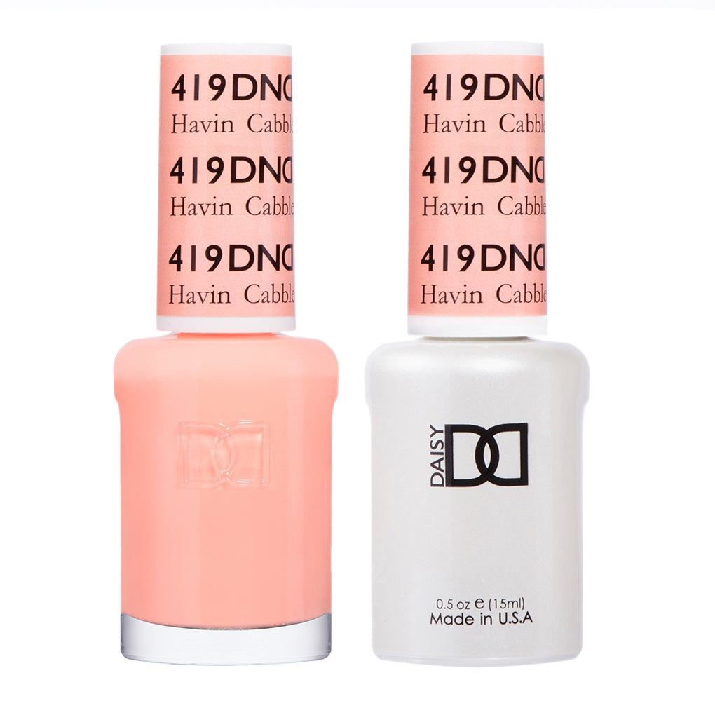 DND Gel & Lacquer Set: Havin Cabbler #419 for Stunning Nails
