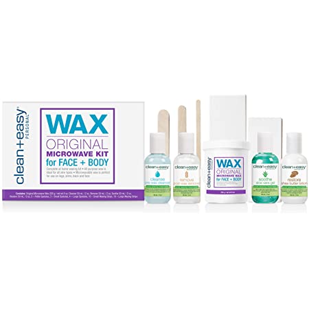 Clean & Easy Original At-Home Microwave Waxing Kit #45012