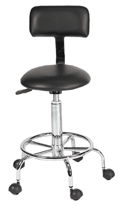 Premium Deluxe Stool with Back Support and Foot Rest - FBC - DS