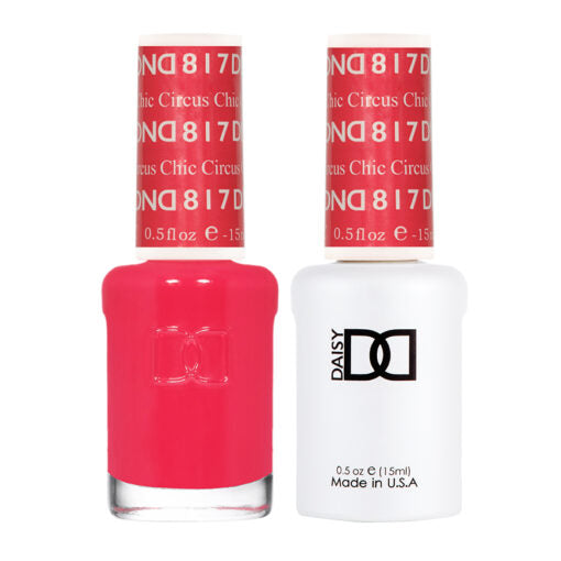 DND Duo Gel Nail Polish and Matching Lacquer - Circus Chic Collection #817