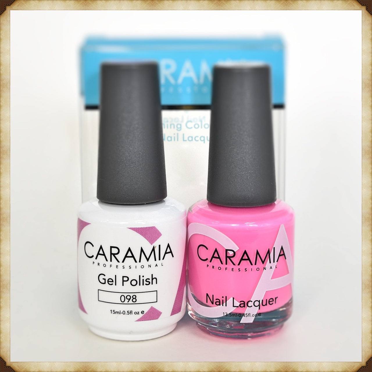 Caramia Dual - Function Gel and Lacquer Set, Shade 098