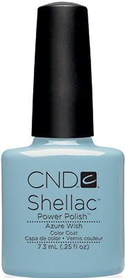 CND Shellac Gel Polish - Azure Wish, 0.25 Fluid Ounce