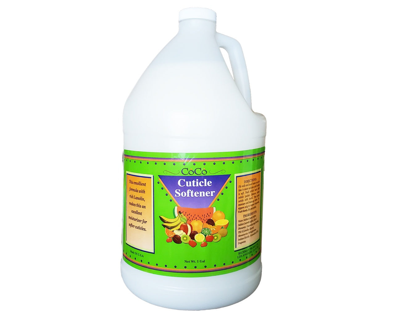 Gallon of Premium Coco Cuticle Softener for Spa Mani & Pedi