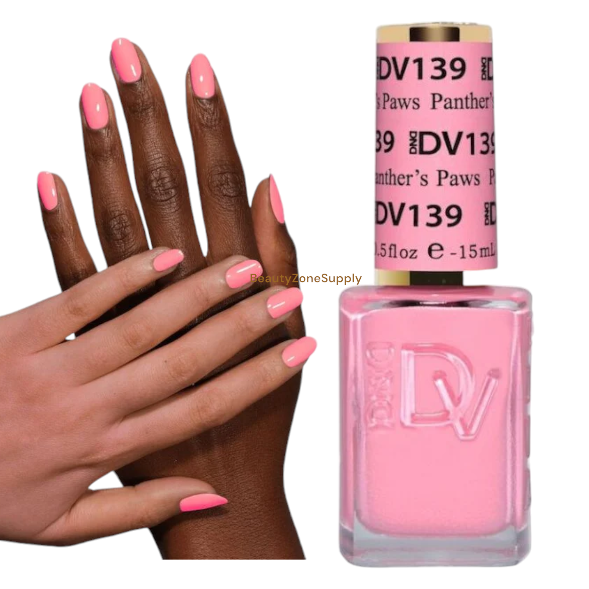 DND Diva 0.5 oz Gel Polish - 139 Panther's Paws, Made in USA