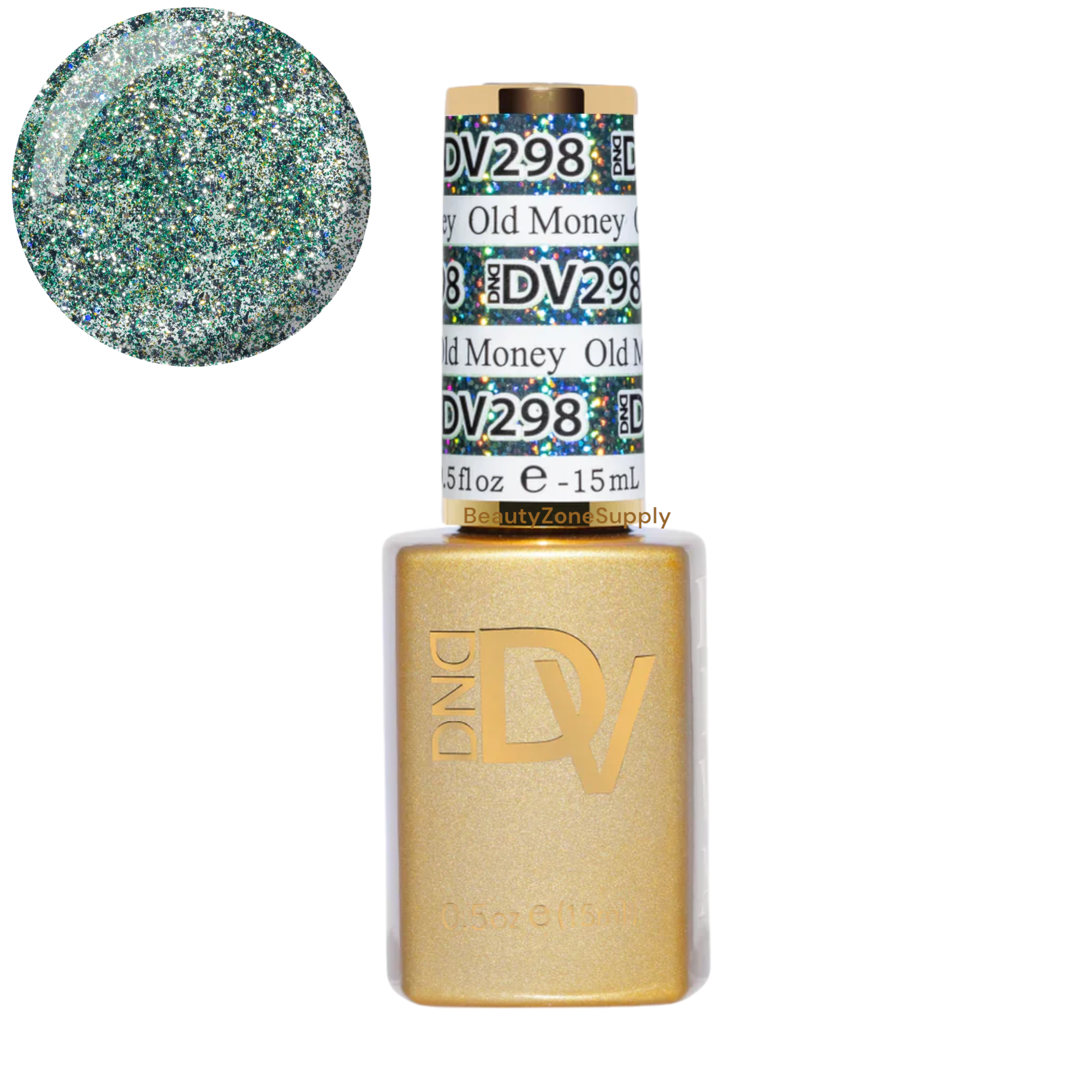 DND Diva Platinum Gel Polish - Old Money 0.5 oz, Shade #298