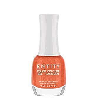 Entity Lacquer Headshot Honey Coral Shimmer Nail Lacquer, 15 Ml | 0.5 Fl. Oz.#625