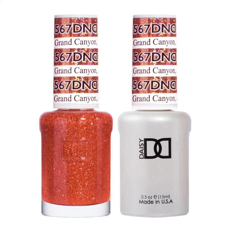 DND Grand Canyon #567 Duo Gel Polish and Matching Lacquer