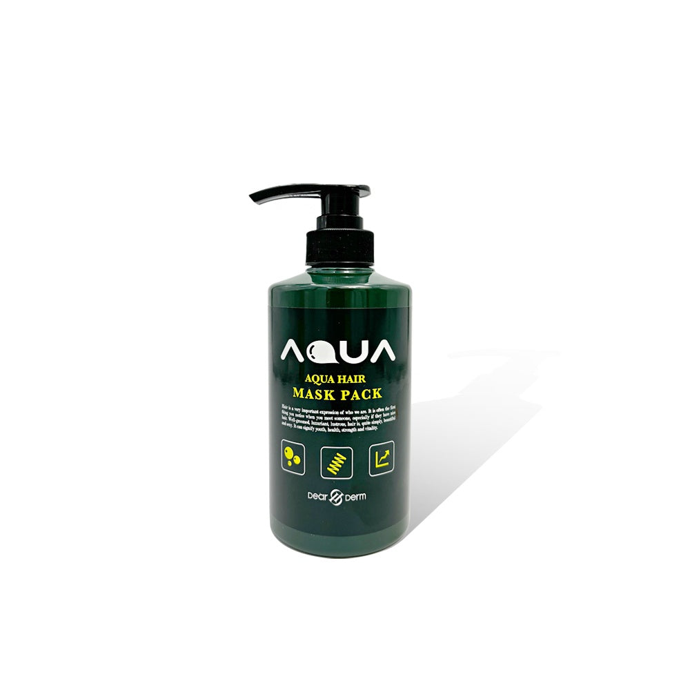 Dearderm Premium Hyssop Aqua Hair Mask Pack - 500ml for Luscious Locks