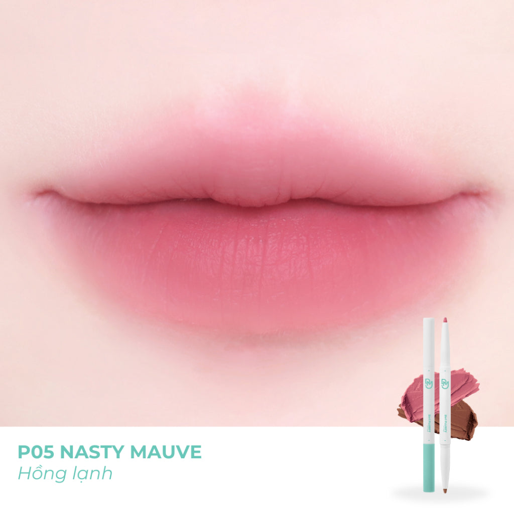 Dearmay Two-in-One Volumizing Lip Liner in the Striking Shade of Nasty Mauve (P05)