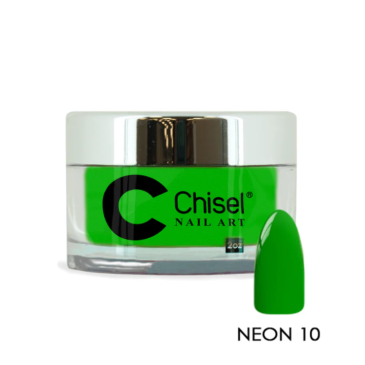 2 oz Chisel Neon Acrylic & Dipping Powder Collection of 10
