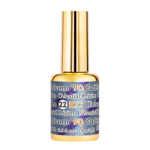 DC DND 9D Cat Unicorn #22 Celestial Prism Gel Nail Polish - 0.5 Ounce