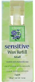 3-Pack Clean & Easy Wax Refill for Small Sensitive Skin #41233