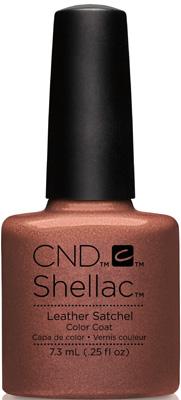 CND Shellac Leather Satchel Gel Polish, 0.25 Fl Oz