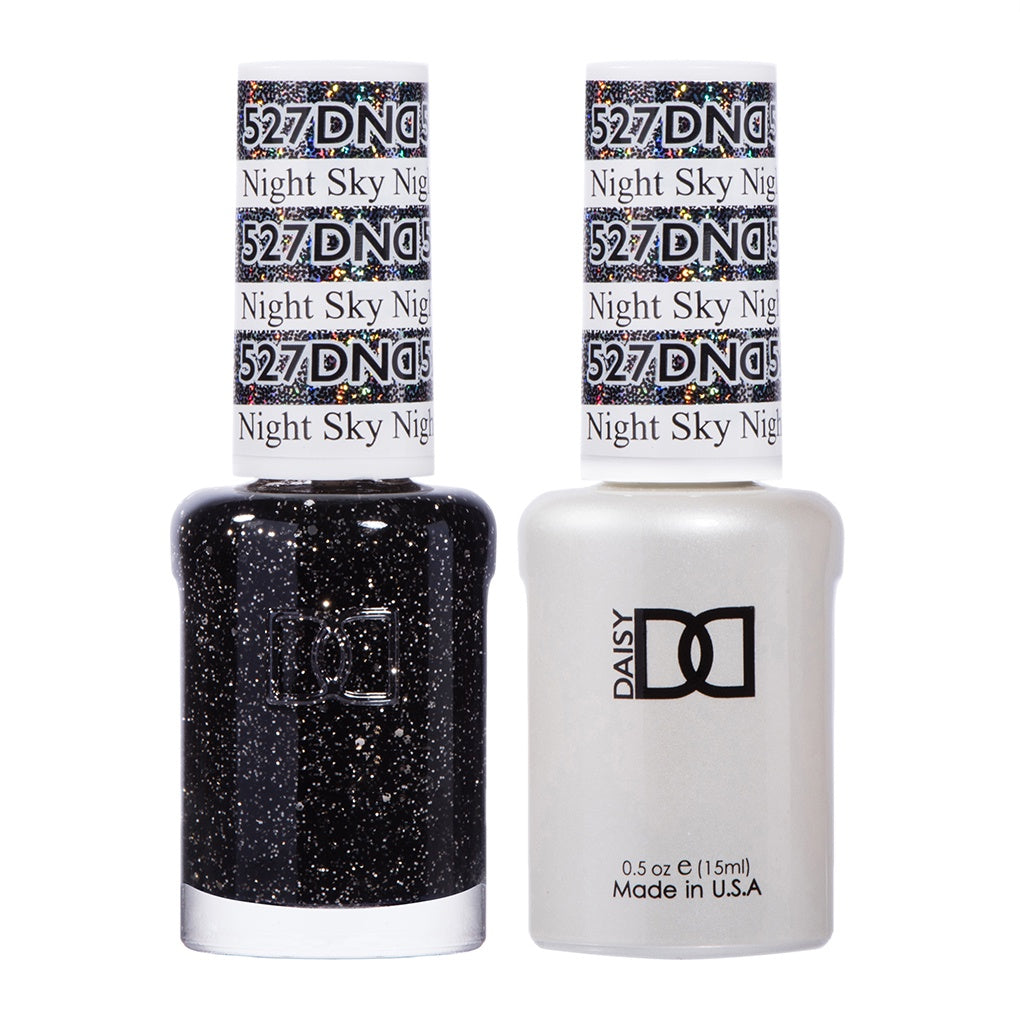 DND Night Sky #527 Duo Gel Polish and Matching Lacquer