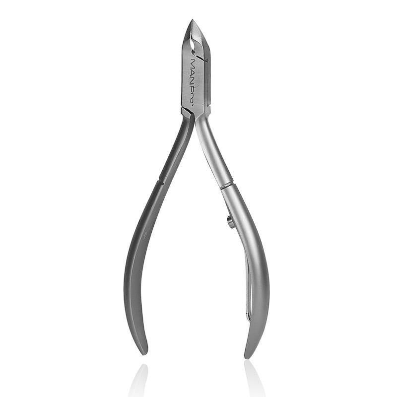 MANIPro Professional Cobalt Steel Cuticle Nipper with Half Jaw, Model #KI - 01 - 014